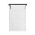 thumbnail image 6 of PORKISS 6 Drawers Dresser, Wooden Tall Chest of Drawers, Modern Clothes Storage Drawers Cabinet with Metal Handles, Freestanding Storage Dresser Tower for Living Room, White, 6 of 10