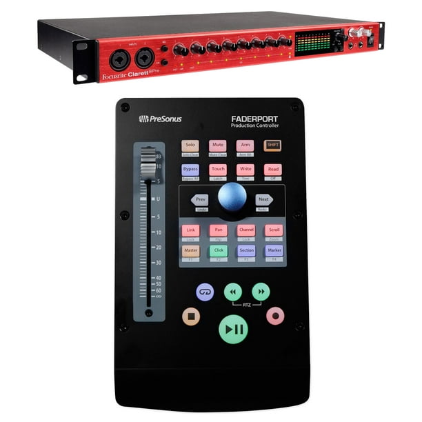 Focusrite CLARETT 8PRE Thunderbolt Audio/Midi Interface+DAW Control