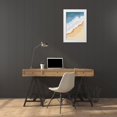thumbnail image 3 of Aesthete 11x14 White Modern Wood Framed Museum Art Print Titled - The Sea, 3 of 4