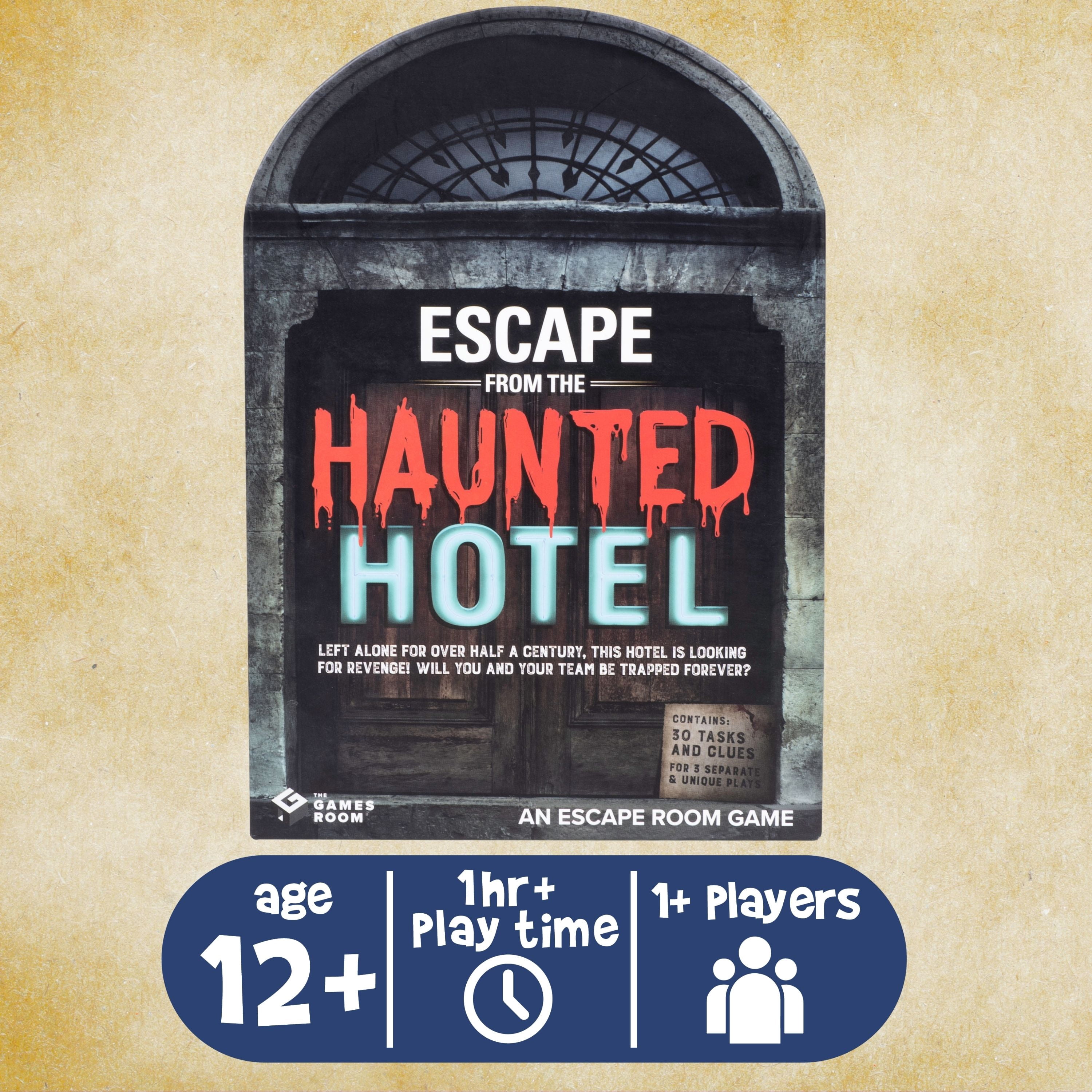 Fizz Creations Escape from The Haunted Hotel Escape Room Game, 1+ Players, 60 Minutes