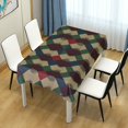 thumbnail image 4 of Yayeee Tablecloths 54" x 54" Rectangle Wrinkle Resistant Party Table Cover, Green Tartan Pattern, 4 of 8
