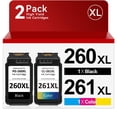 thumbnail image 1 of Cartucho de tinta OEGGOINK PG-260XL CL-261XL para impresora Canon, 1 of 6