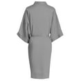 thumbnail image 4 of CAIXIA Womens Robes Lightweight Long Elegant Kimono Robe For Bridal Party Wedding Photo Loungewear With Pockets And Belt For Spa Bridesmaids Photo Preparation, 4 of 5