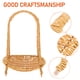 thumbnail image 4 of Cesta de frutas tejida, práctica cesta con asa para frutas, contenedor de almacenamiento de frutas de escritorio, 4 of 6
