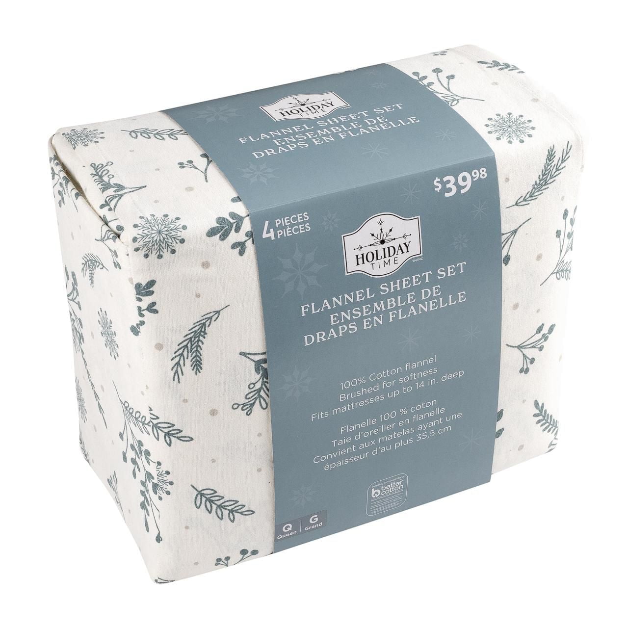 Holiday Flannel Sheet Set