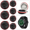 thumbnail image 3 of Caja Almacenamiento Portátil para Relojes Almacenamiento para Relojes Inteligentes Universal Adecuada para Galaxy Watch4/Apple Watch Series 7 (negro Y Rojo), 3 of 8