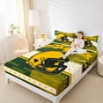thumbnail image 4 of jejeloiu American Rugby Helmet Twin Sheet Sets,Football Ball Games Bedding For Sport Lover 3 Pieces, 4 of 7