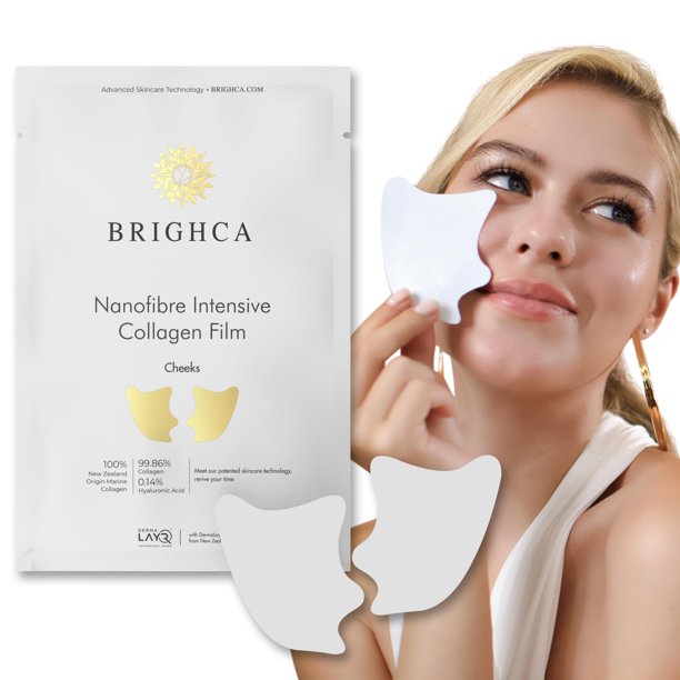 Paquete de recambio de película de colágeno derretido BRIGHCA (8 bolsas) - Parte del juego de colágeno derretido Brighcas | Rutina coreana de colágeno para el cuidado de la piel antienvejecimiento (CH