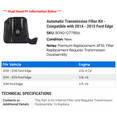 thumbnail image 2 of Automatic Transmission Filter Kit - Compatible with 2014 - 2015 Ford Edge, 2 of 2