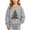 Gray, variant on Wilark Girls Christmas Sweatshirts Size 3-14, Long Sleeve Pullover Crew Neck Fleece Warm Kids Festival Tops Red