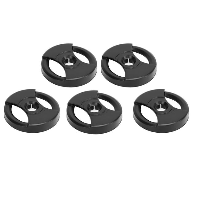 5 uds adaptadores de discos de plástico 45RPM adaptador de tocadiscos accesorios de gramófono negro 1L50