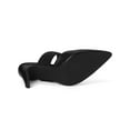 thumbnail image 5 of BLISSFUL STEP Women's Pointed Toe Elastic Strap Stiletto Heelsed Mules Black 5.5, 5 of 8