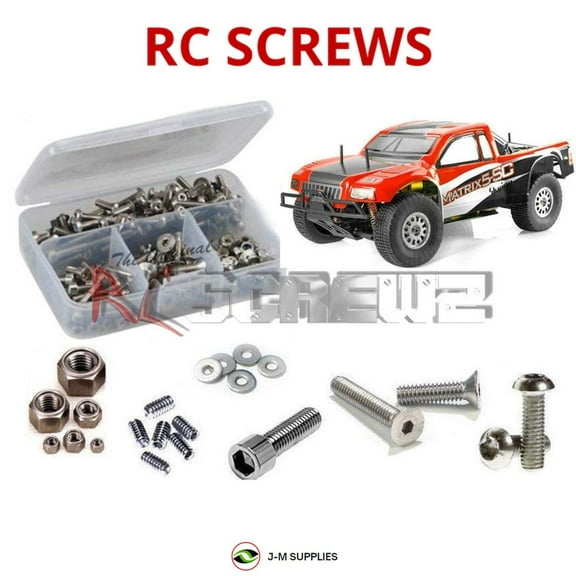 RCScrewZ Stainless Screw Kit cen022 for CEN Racing Matrix 5-SC 1/5th 4WD Short Course Truck | SET