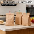 thumbnail image 4 of Uxcell 12Pcs Clothes Pins for Hanging, 1.2" Metal Clothing Clips Heavy Duty Laundry Spring Pegs,  Clothesline Clip Paper Holder Sealer for Holding Clothes, Paper, Food Packages, Rose Gold, 4 of 7