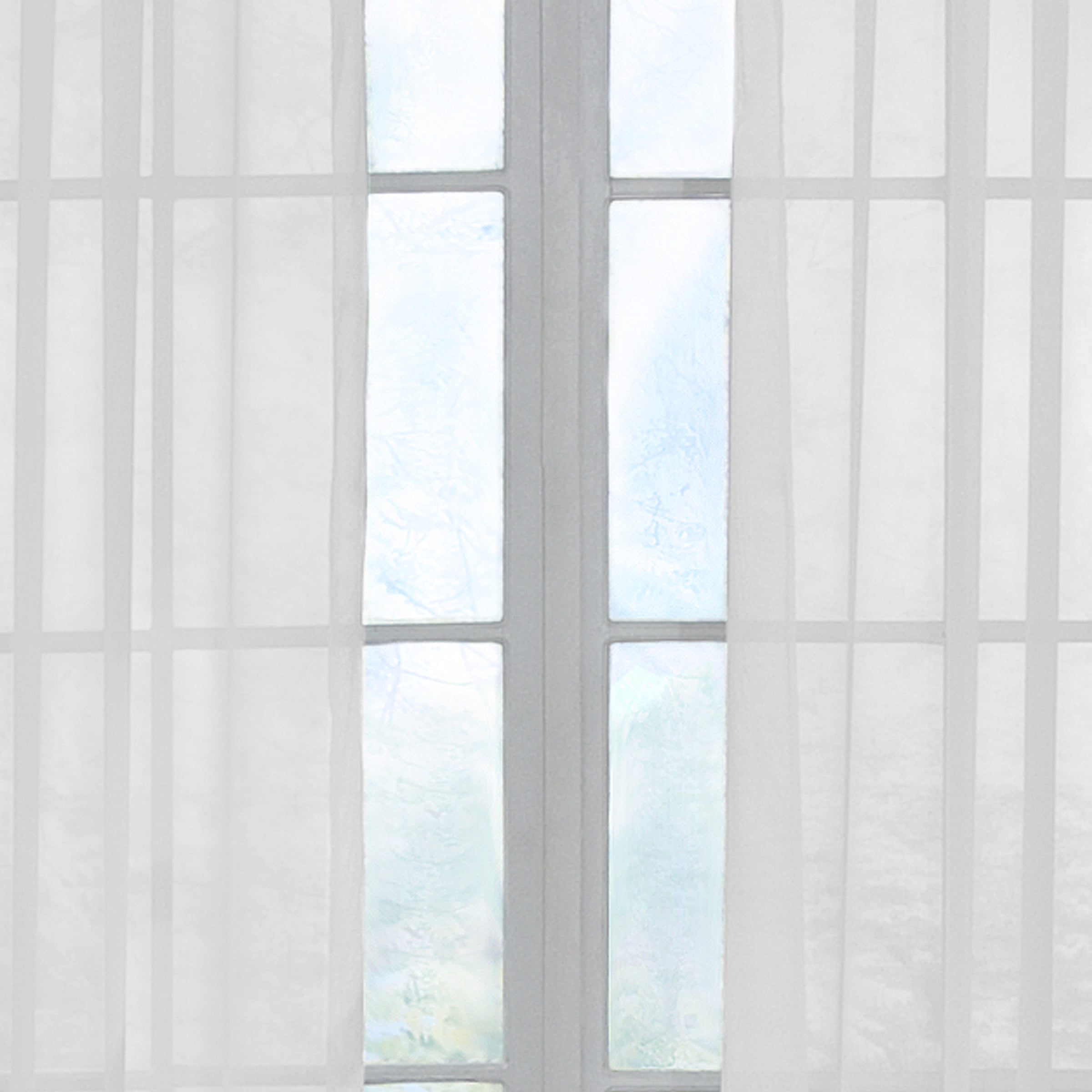 Curtain Fresh Odor-Neutralizing Sheer Voile Grommet Curtain Panel