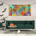 thumbnail image 2 of Salouo Dancing African Womans Pattern Holiday Banner Outside Party Decoration Banner (1PC) Festival Supplies Fit for Birthday Parties & Celebrations & Chrismas-Medium, 2 of 8