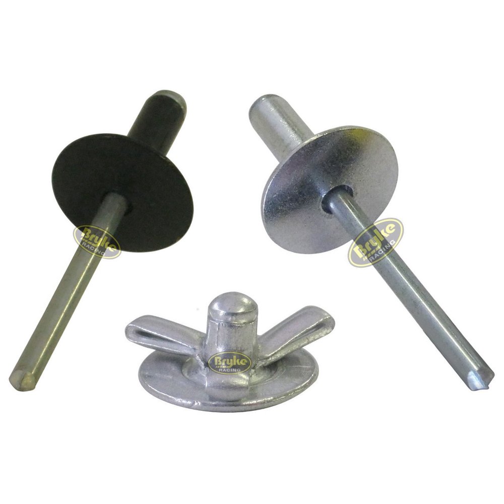 3/16" Large Head Exploding Rivets 50 count (Black)