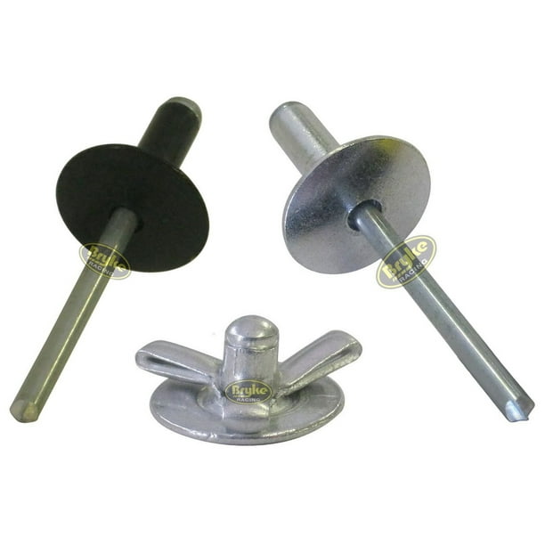 3/16" Large Head Exploding Rivets 50 count (Black)