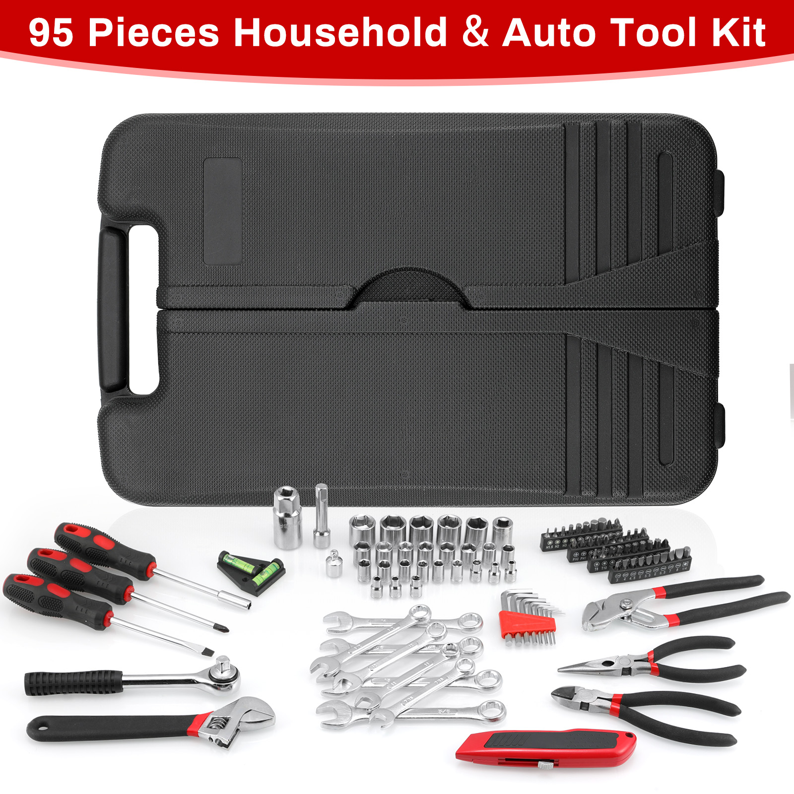 TLGREEN 95-Piece Mechanics Tool Set with Carrying Case photo 3