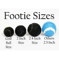 thumbnail image 3 of Furniture Footies Small Golf Ball Size PreCut Tennis Ball Glides for Chairs Stools Leg Floor Protector Heavy Duty Long Lasting Felt Pad Glide Coverings for Hard Floor Surfaces-4 Count, 3 of 6