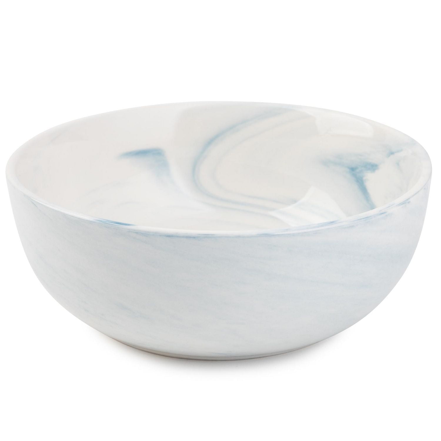 Thyme & Table Dinnerware Blue Marble Stoneware, 12 Piece Set