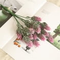 thumbnail image 2 of Naiovety Simulación de hierba de cono de pino artificial, hierba de piña, decoración de plantas falsas de seda para fiesta de boda en casa, Plantas Artificiales Rosa roja Naiovety HA7212-04B, 2 of 6
