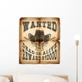 thumbnail image 1 of Wanted Dead or Alive Wall Decal Wallmonkeys Peel and Stick Graphic (18 in H x 18 in W) WM502672, 1 of 4