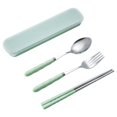 thumbnail image 2 of Joernso 1 Set Dinner Fork Anti-slid Handle Food Grade Materials Stainless Steel Heat-resistant Easy to Clean Cutlery Set for Home, 2 of 8