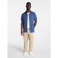 thumbnail image 2 of George Men's & Big Men's Regular Fit Microfiber Button-Up Shirt with Short Sleeves, Sizes XS-5XL, 2 of 5