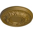 thumbnail image 3 of Ekena Millwork 7 1/2"OD x 1 1/8"P Odessa Ceiling Medallion (Fits Canopies up to 2 1/2"), Hand-Painted Gold, 3 of 7