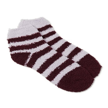 Joyspun Women's Anklet Cozy Socks, 1-Pack, Size 4-10