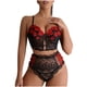 thumbnail image 1 of Lencería sexy para mujer Bordado de encaje Ahueca hacia fuera Tentación Babydoll Ropa interior Bragas Calzoncillos Ropa de dormir Traje Fridja nalpqowj38928, 1 of 9