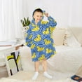 thumbnail image 6 of joogoo Wearable Blanket Hoodie for Ducks on Wavy Oversized Sherpa Hooded 3-14 YR M, 6 of 7