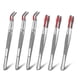 thumbnail image 1 of 6 Rubber Tip Tweezers Pvc Silicone Precision Tweezers (red) J, 1 of 4