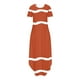 thumbnail image 3 of Vestidos de Verano de Mujer Casual Cuello Redondo Bolsillos de Manga Corta Impresión Vestido Largo, Vestido Ligero de Poliéster para Diario, Fiesta Y Primavera, 3 of 6