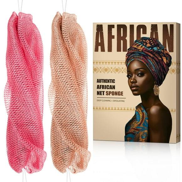 Exfoliante africano African Net Sponge MINISENTIALS, 2 unidades