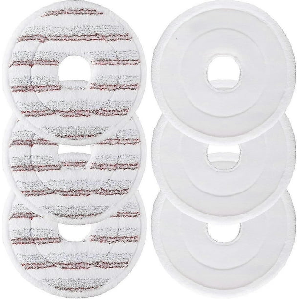 2Pcs Mop Head Replacement for Vileda Spin and Clean Mop, 9.25 Inch Washable and Reusable Microfiber Mop Pads Compatible with Vileda Spin Mop and Bucke