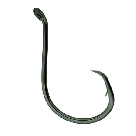 - Gamakatsu Octopus Circle Hook, Size 1, Black, 25pk