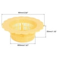 thumbnail image 2 of Uxcell Sink Drain Strainer, Plastic Kitchen Sink Filter Hair Drain Catchers, Yellow 4Pack, 2 of 6