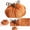 Orange, variant on Handwoven Wicker Pumpkin Decor, Rustic Halloween Woven Jack-O-Lantern, Farmhouse Fall Harvest Tabletop Centerpiece for Thanksgiving Home Shelf Autumn Decoration