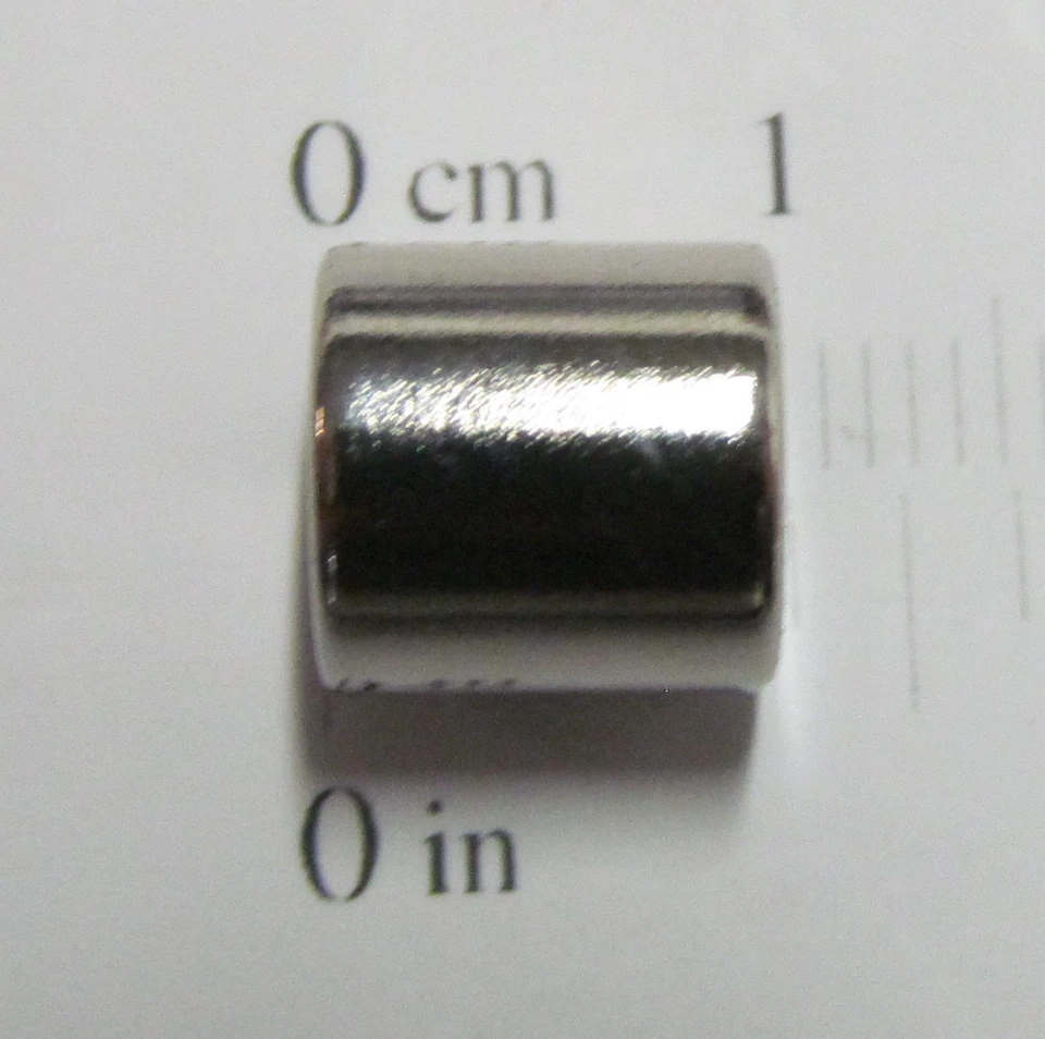 3/8X3/8 N52 Cylinder Magnet 10Mm 12 Pack Rare Earth Neodymium .375 Inch 10 Lbs