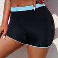 thumbnail image 7 of GEWSEY Womens Swim Shorts Solid Tankini Bottoms Swimsuit Bottoms Blue, S, 7 of 7