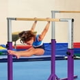 thumbnail image 3 of Costway Kids Double Horizontal Bars Gym Home Adjustable, 3 of 10