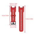 thumbnail image 2 of Correa de reloj Reloj de pulsera inteligente Correa de silicona ajustable con destornillador para Amazfit T-rex Eigraketly EL4939-04B, 2 of 2