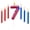 7, variant on Xiao Hang 7pcs Red Blue Spider 4th Birthday Number Candles, Number 4 Candle Cake Topper Decorations for Spider Cartoon Themed Parties