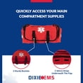 thumbnail image 4 of Dixigear First Responder On Call Trauma Bag W/Reflectors - Red, 4 of 4