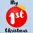 thumbnail image 2 of CafePress - My 1St Christmas Baby Light Bodysuit - Baby Light Bodysuit, Size Newborn - 24 Months, 2 of 4