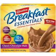 CARNATION BREAKFAST ESSENTIALS Classic Chocolate Malt 10-1.26 oz. Packets