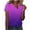 Purple, variant on My Orders Lightweight Tops & Blouses Womens Work Blouses Summer Workout Shirts Women Crop Top Women Tank Tops Loose Stretch Tee Shirts Womens Graphic
