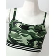 thumbnail image 5 of iiniim Kids Girls Camouflage Tank Crop Top Shorts Set Sports Workout Athletic Outfit Dancewear, 5 of 7